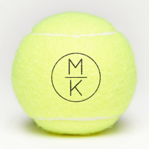 Pelotas De Tenis Monograma RF dividido moderno