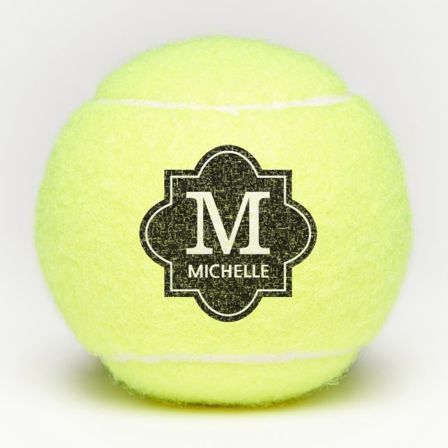 Pelotas De Tenis Monogramados (Anverso)