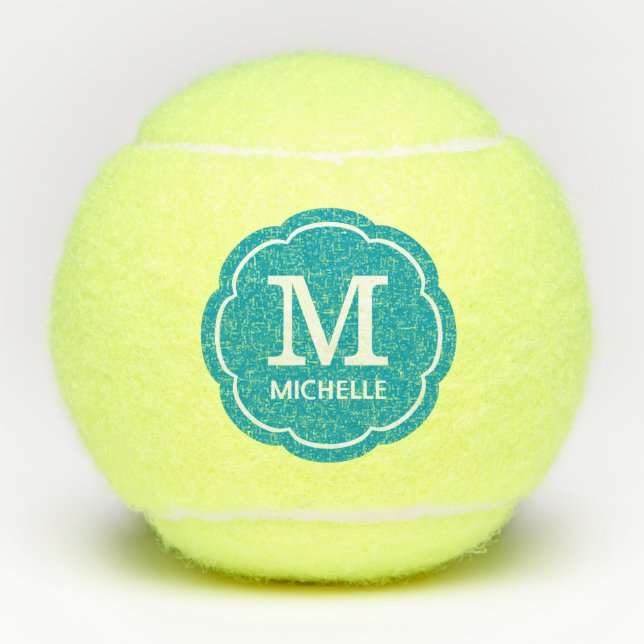 Pelotas De Tenis Monogramados (Anverso)