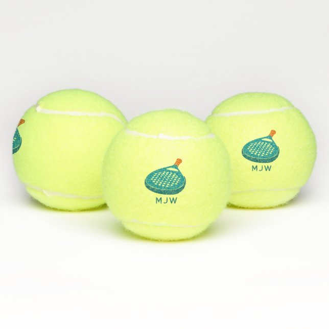 Pelotas De Tenis Monogramo de raqueta de tenis de Padel (Múltiples)