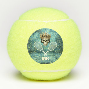 Pelotas De Tenis Monogramo del tema del tenis