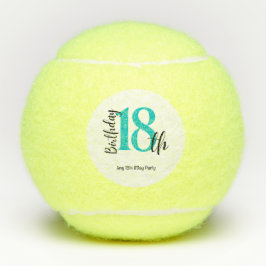 Pelotas De Tenis Mujer de tenis 18ª fiesta de cumpleaños