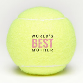 Pelotas De Tenis Mundos Mejor Madre Personalizable