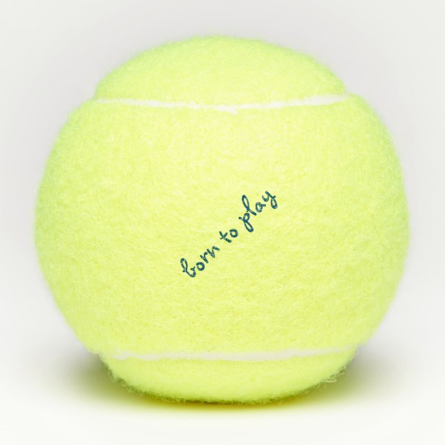 Pelotas De Tenis Nacido para jugar al tenis (Penn) Ocean Blue (Anverso)