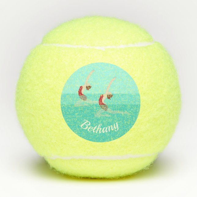 Pelotas De Tenis Natación artística (Anverso)
