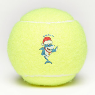 Pelotas De Tenis Navidades divertidos ilustracion personalizado de