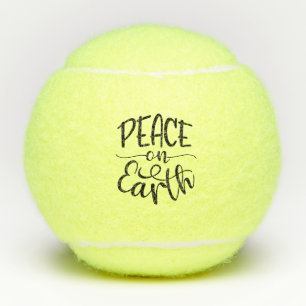 Pelotas De Tenis Navidades Paz en la Tierra