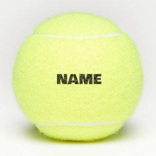Pelotas De Tenis nombre de iniciales minimalistas de personalizable