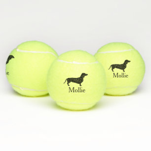 Pelotas De Tenis Nombre negro de la silueta y de mascota del