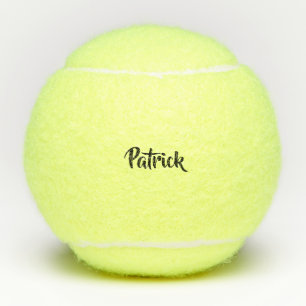 Pelotas De Tenis Nombre personalizado blanco plano