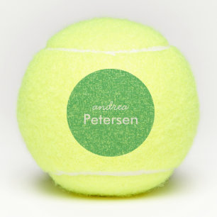 Pelotas De Tenis Nombre personalizado moderno minimalista de moda
