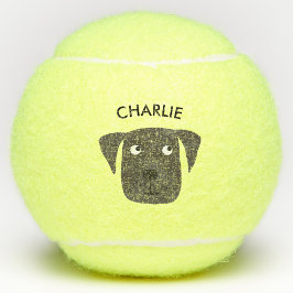 Pelotas De Tenis Nombre personalizado Perro de corte