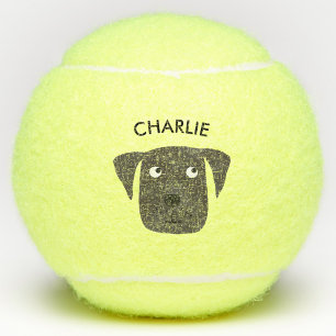 Pelotas De Tenis Nombre personalizado Perro de corte