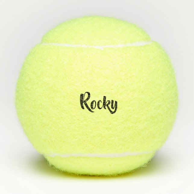 Pelotas De Tenis Nombre personalizado personalizado personalizado (Anverso)