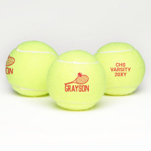 Pelotas De Tenis Nombre personalizado Personalizado Salones de teni