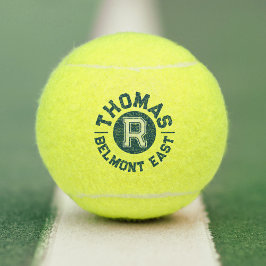 Pelotas De Tenis Nombre y equipo del personalizado de deportes de t