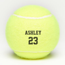 Pelotas De Tenis Nombre y número de Jersey deportivo personalizado