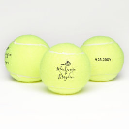 Pelotas De Tenis Nombres personalizados Fecha especial personalizad