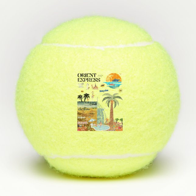 PELOTAS DE TENIS ORIENT EXPRESS (Anverso)