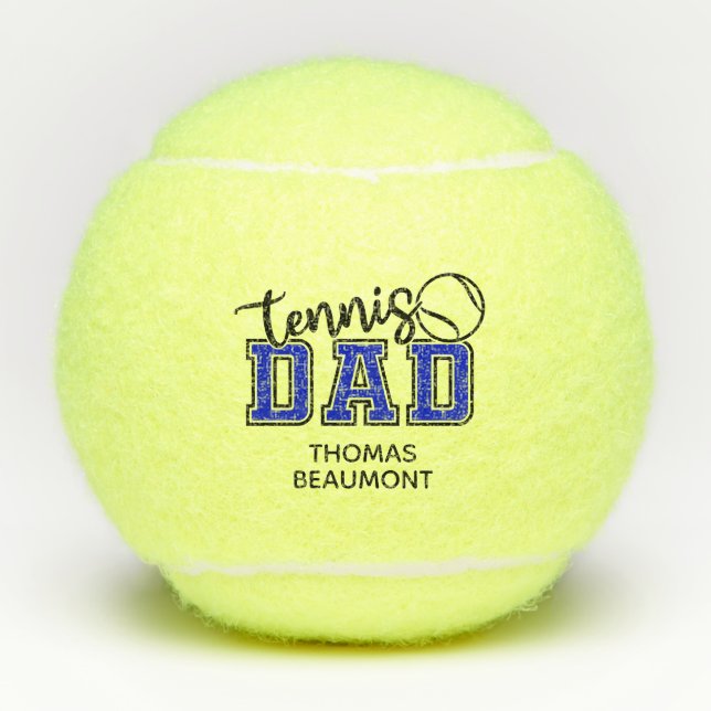Pelotas De Tenis Papá del Tenis (Anverso)