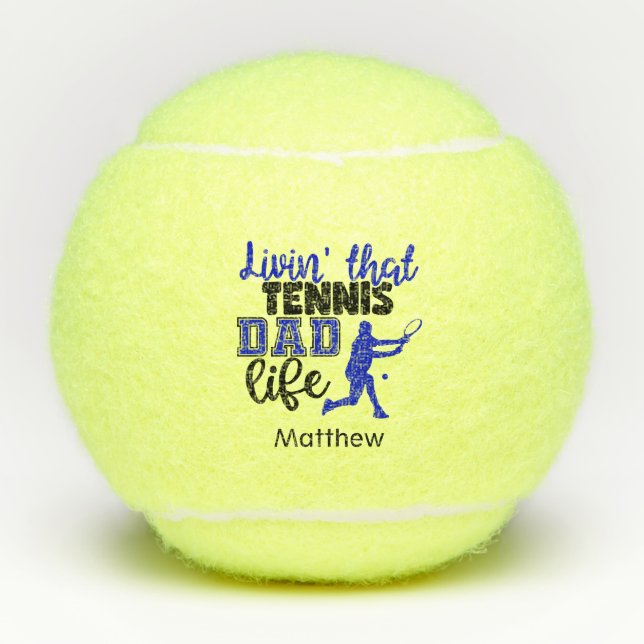 Pelotas De Tenis Papá del Tenis (Anverso)