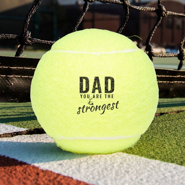 Pelotas De Tenis Papá, eres el Día del Padre más Fuerte. (Subido por el creador)