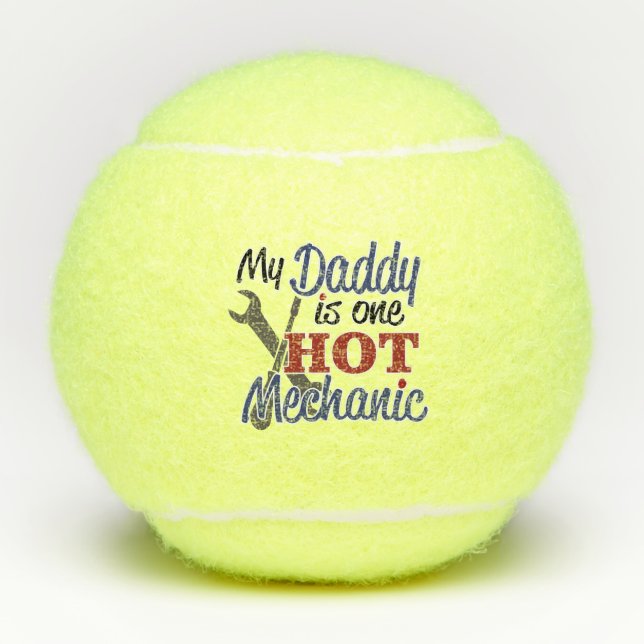 Pelotas De Tenis Papá mecánico caliente (Anverso)