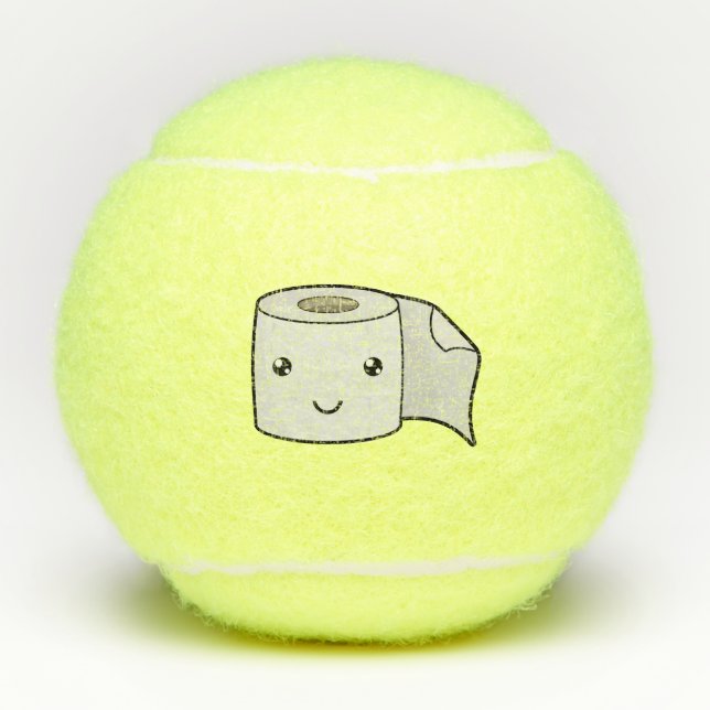 Pelotas De Tenis Papel feliz (Anverso)