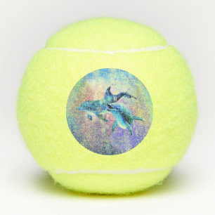 Pelotas De Tenis \Pareja de pistas de tenis para delfines