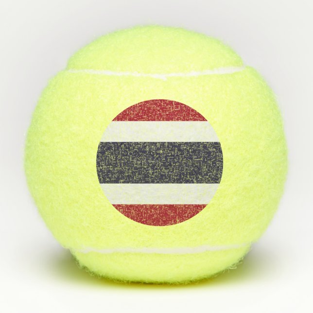 Pelotas De Tenis Patriotic Tennis Ball with Flag of Thailand (Anverso)