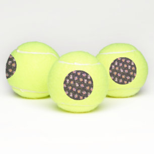 Pelotas De Tenis Patrón de animales de vestimenta de calabaza