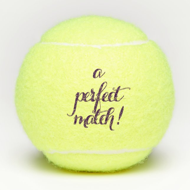 Pelotas De Tenis Perfect Match Tennis Ball (Anverso)