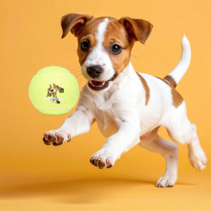 Pelotas De Tenis Perro de cachorro lindo personalizado