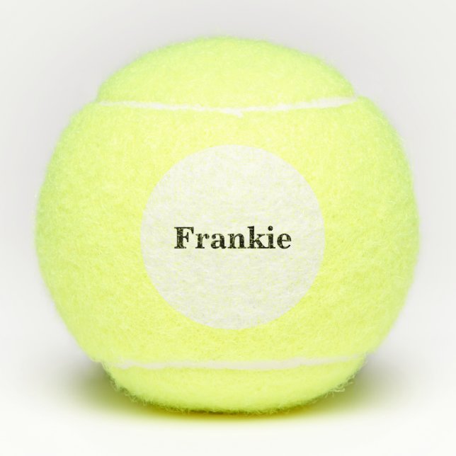 Pelotas de tenis personalizadas (Anverso)
