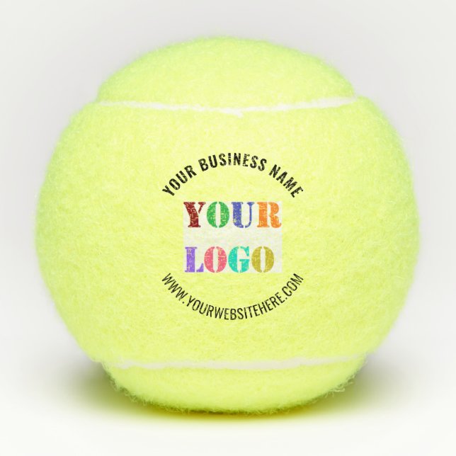 Pelotas de Tenis Personalizadas con Texto de Logot (Anverso)