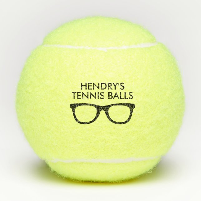 Pelotas de tenis personalizadas impresas con carac (Anverso)