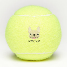 Pelotas de tenis personalizadas para Bulldog Franc