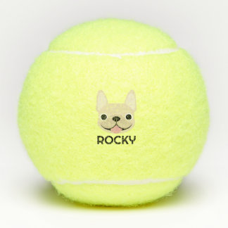 Pelotas de tenis personalizadas para Bulldog Franc