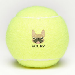 Pelotas de tenis personalizadas para Bulldog Franc