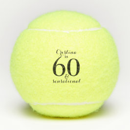 Pelotas De Tenis Personalizado 60 y Sensacional
