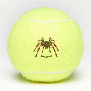 Pelotas De Tenis Personalizado de araña tarántula arenosa marrón y 