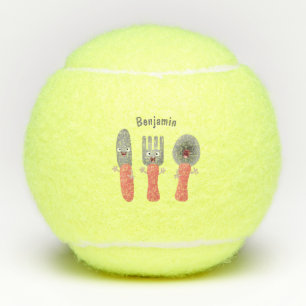 Pelotas De Tenis Personalizado de cubertería de bifurcación y cucha