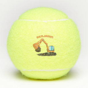 Pelotas De Tenis Personalizado de excavadora de naranja cúpula