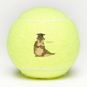 Pelotas De Tenis Personalizado de graduación de pangolin lindo