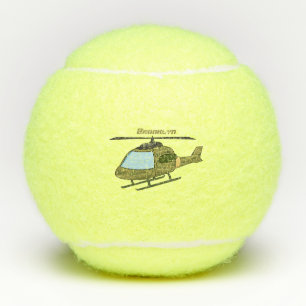 Pelotas De Tenis Personalizado de helicópteros de camoflage del ejé