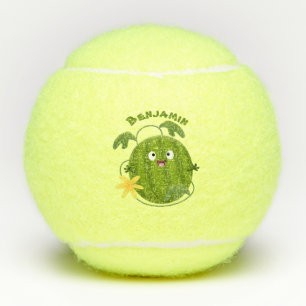 Pelotas De Tenis Personalizado de la sandía sonriente alegre