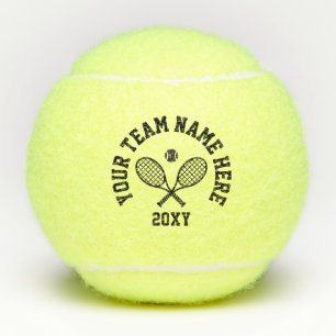 Pelotas De Tenis Personalizado de nombres de equipo personalizado