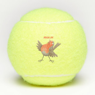 Pelotas De Tenis Personalizado de pájaro de burro canto