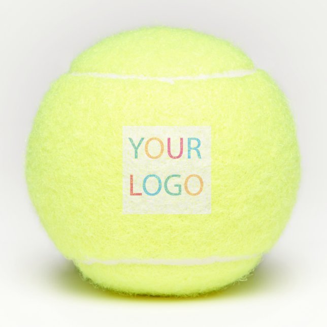 Pelotas De Tenis Personalizado de su empresa de logotipos (Anverso)