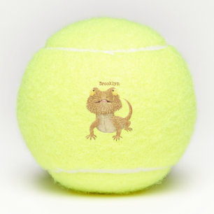 Pelotas De Tenis Personalizado del lagarto de dragón barbudo